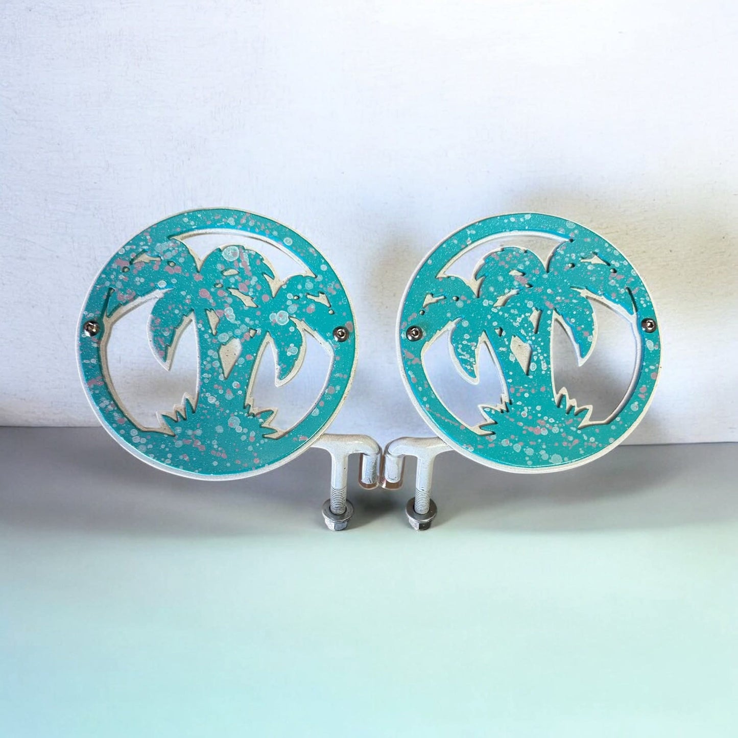 Double Palm Tree, Set of 2 Foot Pegs