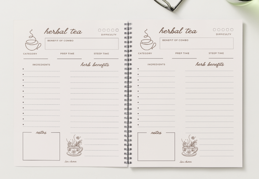 Lotus Apotheke Recipe Journal - Archived Walnut Edition (Hardcover)