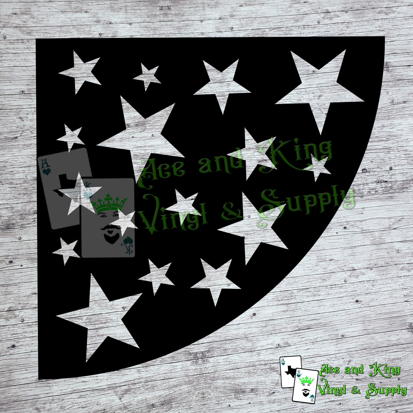 Stars Sleeve Stencil