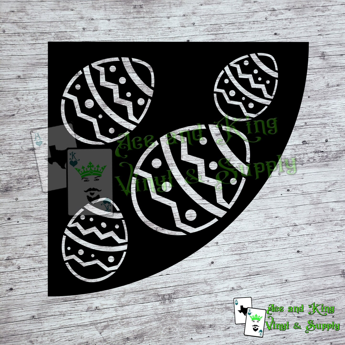 Easter Egg Sleeve Stencil