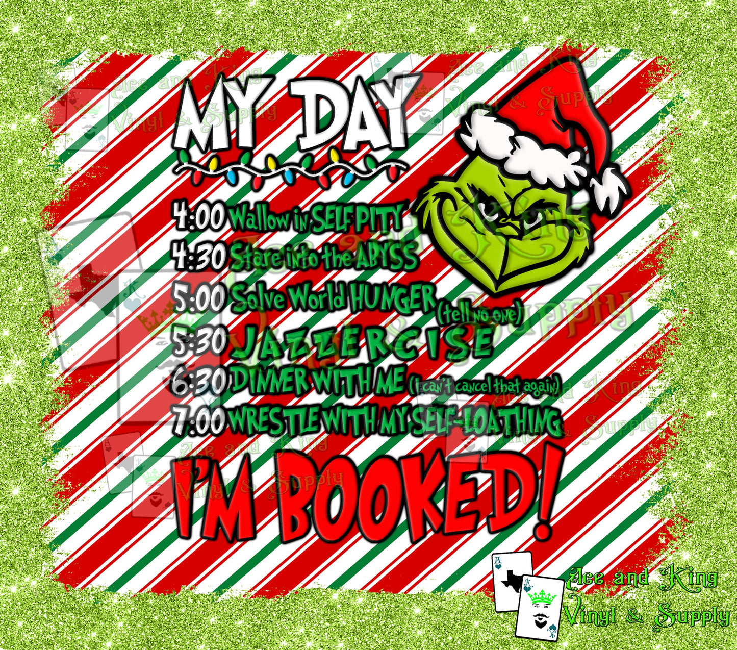 Grinch Day Booked Digital Download