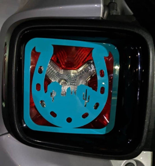 Custom Design Tail Light Covers, Set | Medium to More Detail Designs