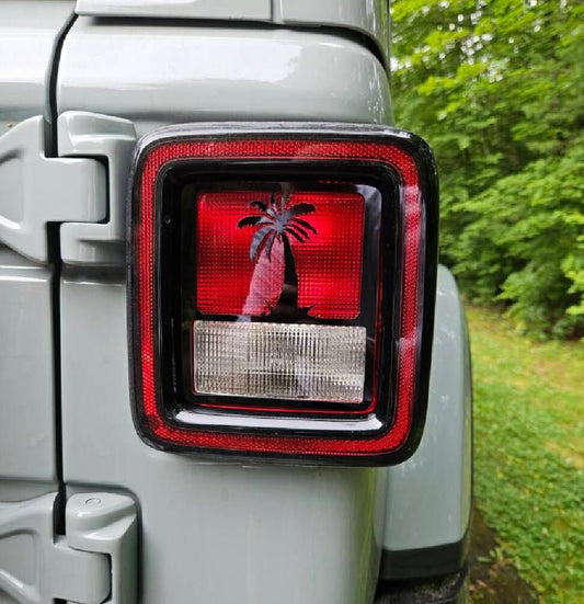 Palm Tail Light Covers, Set