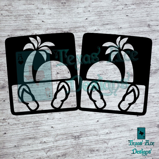 Sunny Flip Flops Tail Light Covers, Set