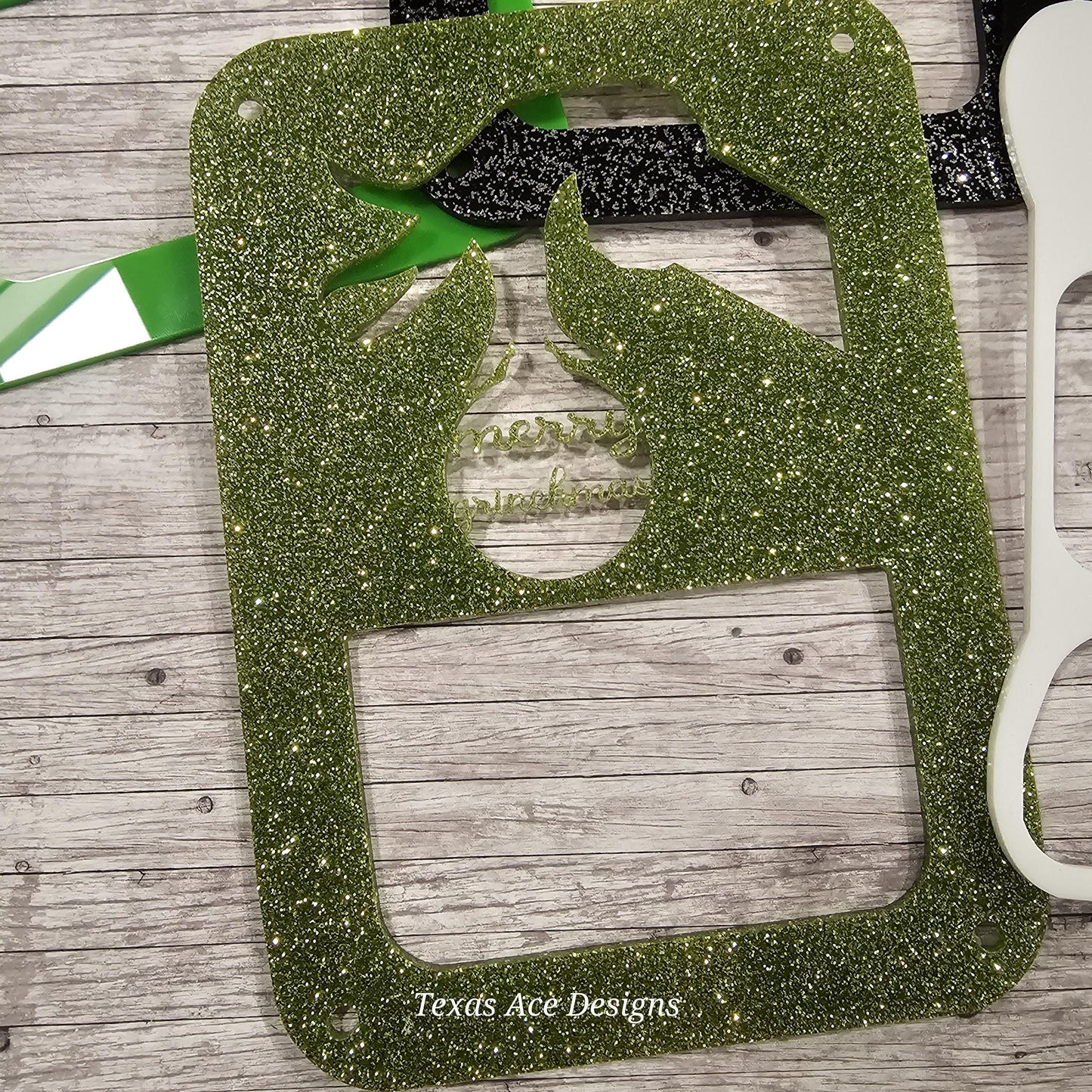 SALE!! Grinch Themed Tail Light Covers, Set