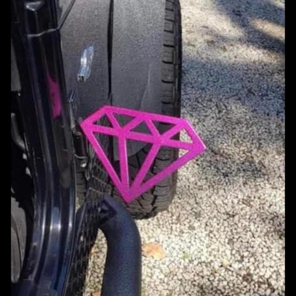 Diamond Shape, Set of 2 Footpegs
