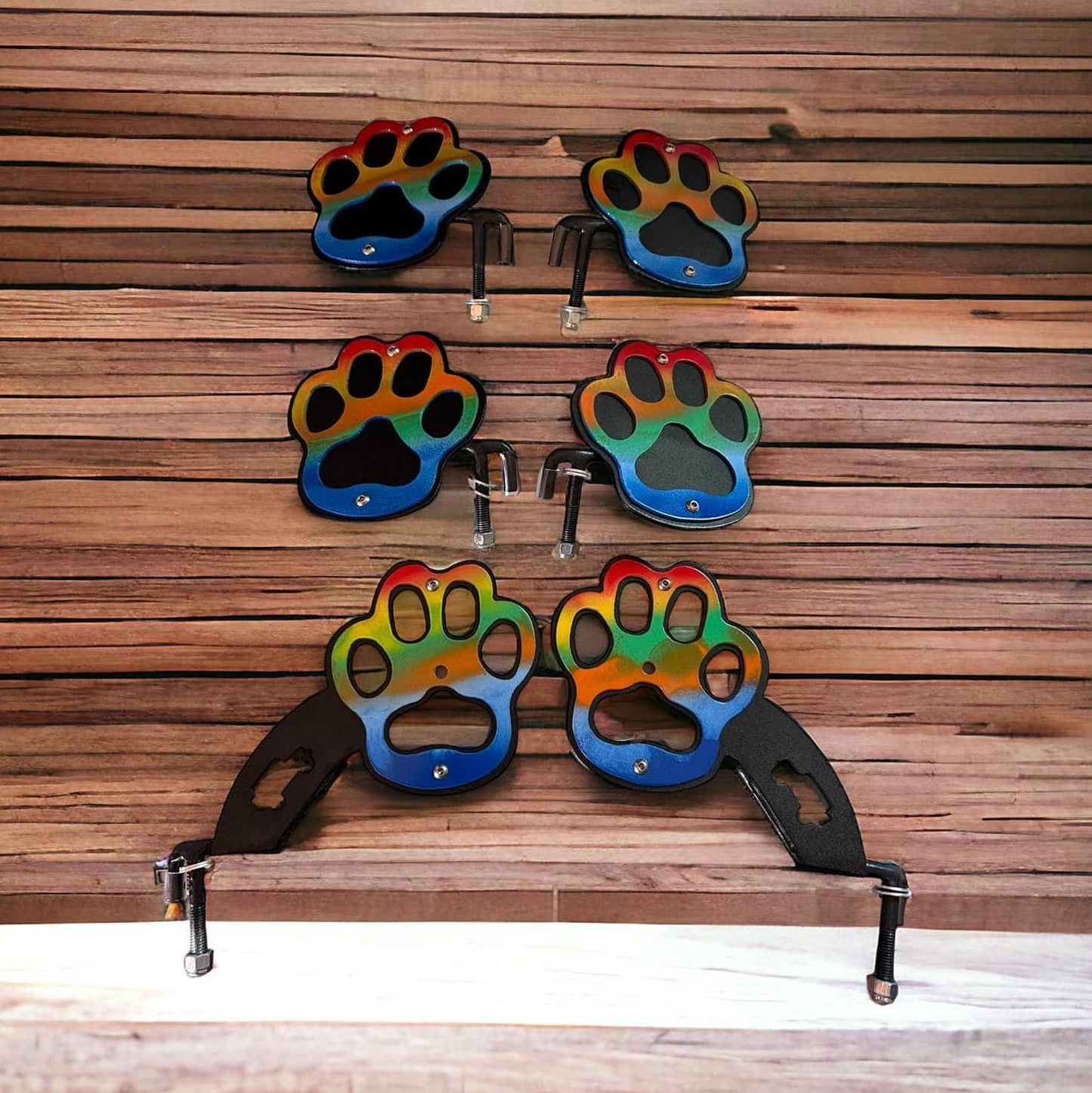 Paw Print, Set of 2 Mirrors