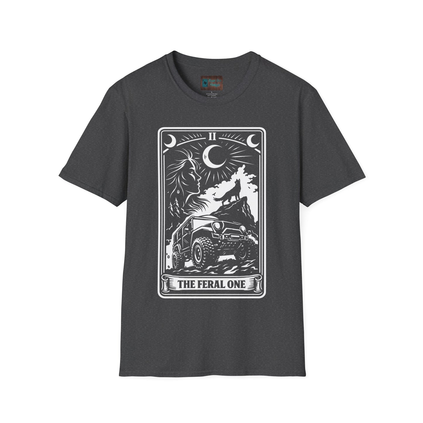 The Feral One Tarot Shirt | Offroad Tarot Series Vol. II | Women 4x4 Graphic Tee