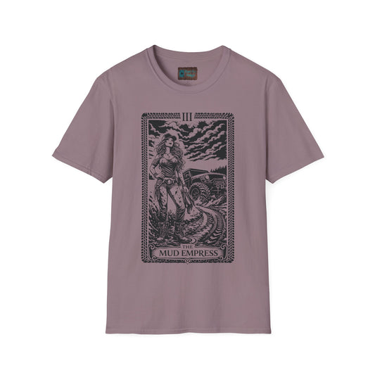 The Mud Empress Tarot Shirt | Offroad Tarot Series Vol. III | Women 4x4 Offroad Tee | Mud Girl Trail Rider Gift