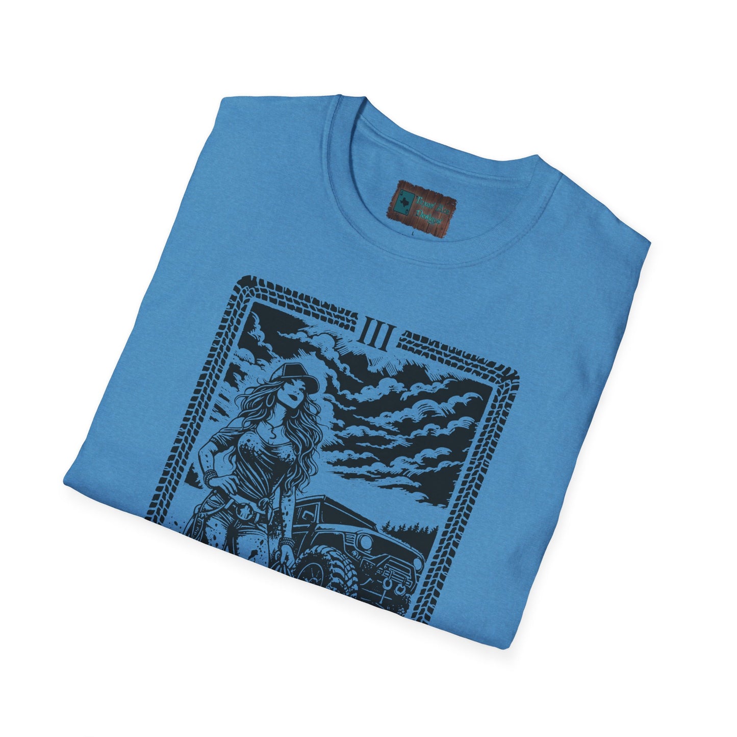 The Mud Empress Tarot Shirt | Offroad Tarot Series Vol. III | Women 4x4 Offroad Tee | Mud Girl Trail Rider Gift