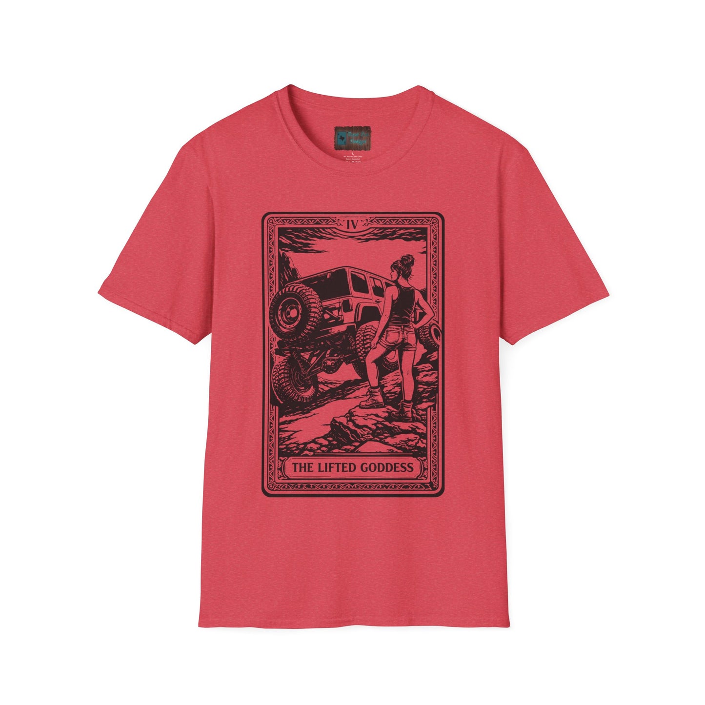 The Lifted Goddess Tarot Shirt | Offroad Tarot Series Vol. IV | Women 4x4 Jeep Offroad Tee | Trail Builder Gift