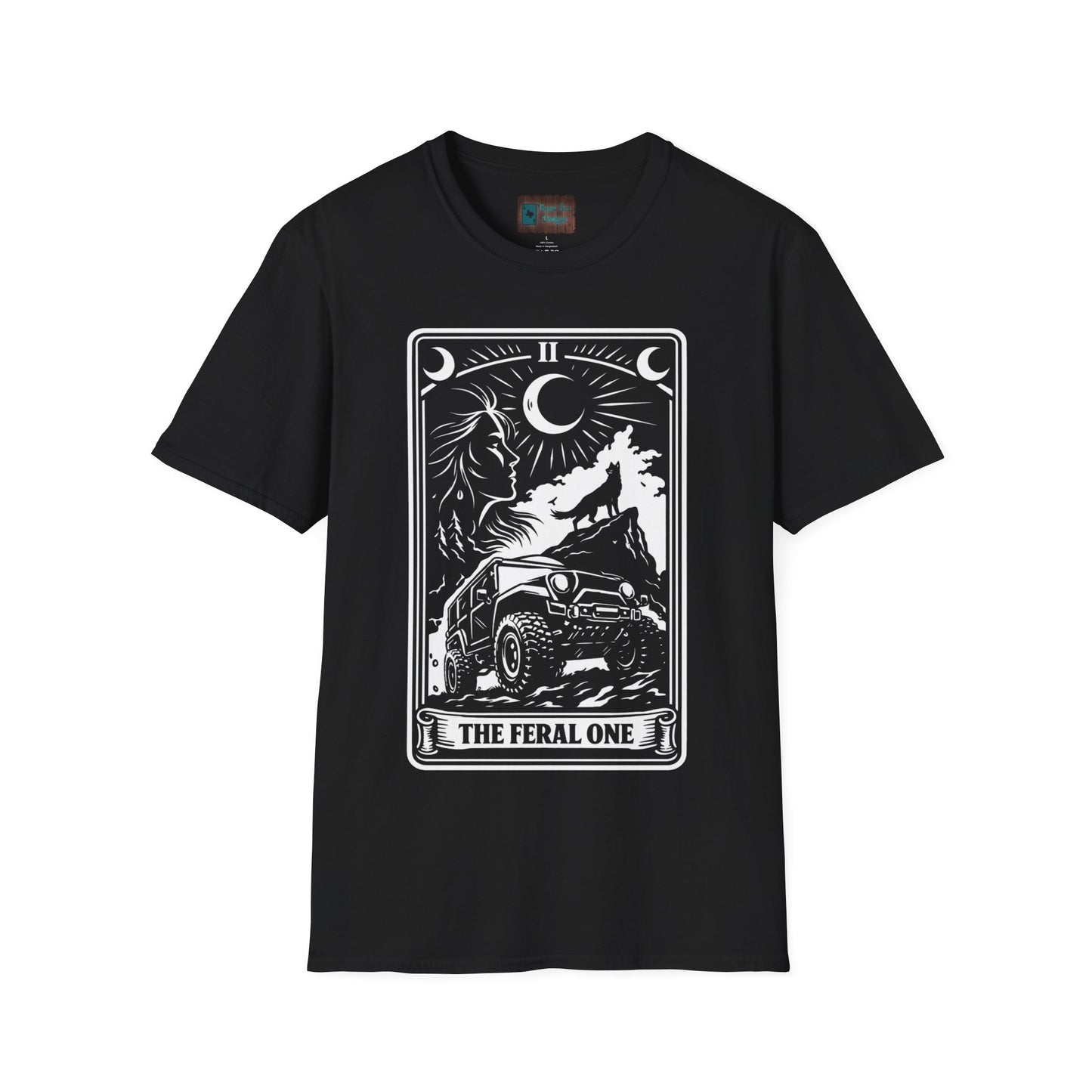 The Feral One Tarot Shirt | Offroad Tarot Series Vol. II | Women 4x4 Graphic Tee