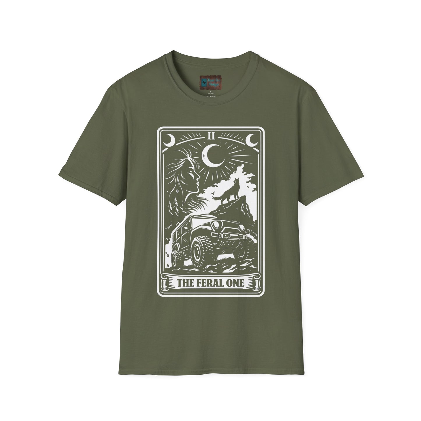 The Feral One Tarot Shirt | Offroad Tarot Series Vol. II | Women 4x4 Graphic Tee