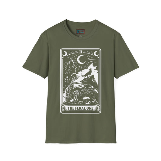 The Feral One Tarot Shirt | Offroad Tarot Series Vol. II | Women 4x4 Graphic Tee