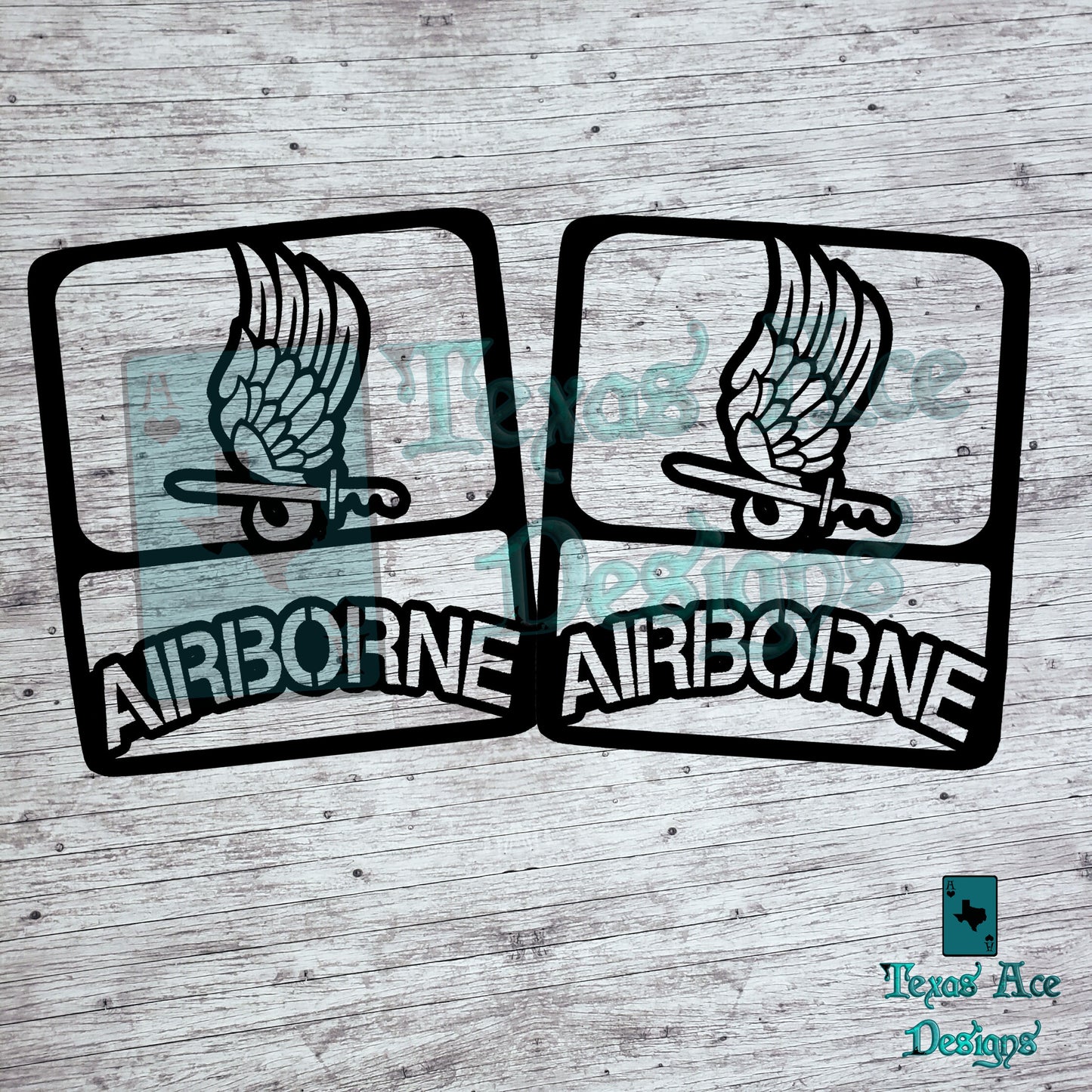 Military/First Responder Themed Tail Light Covers, Set