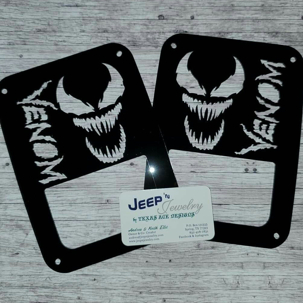 Custom Design Tail Light Covers, Set