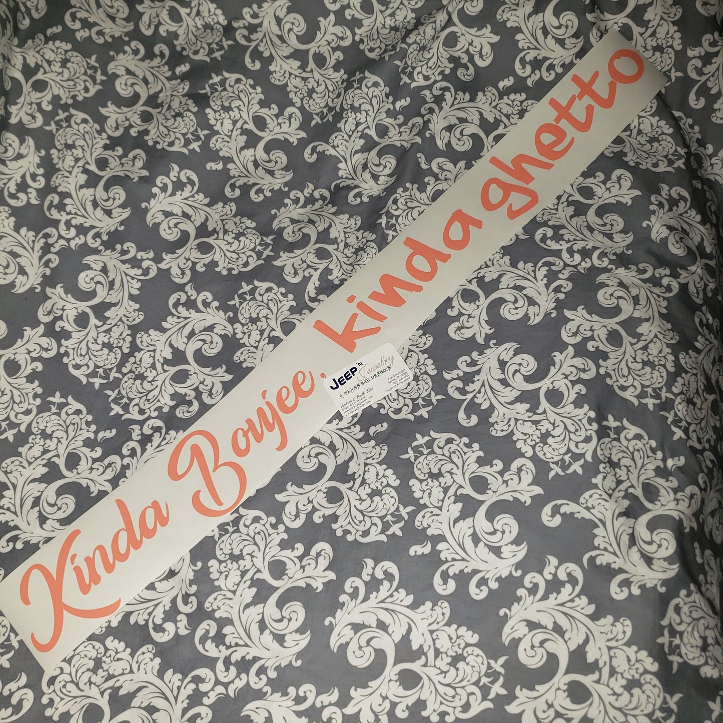 SINGLE Color Windshield Banner Decal