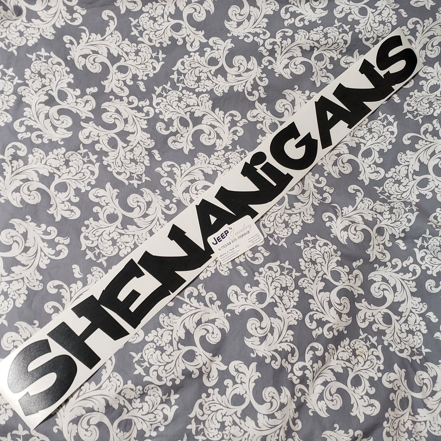 SINGLE Color Windshield Banner Decal