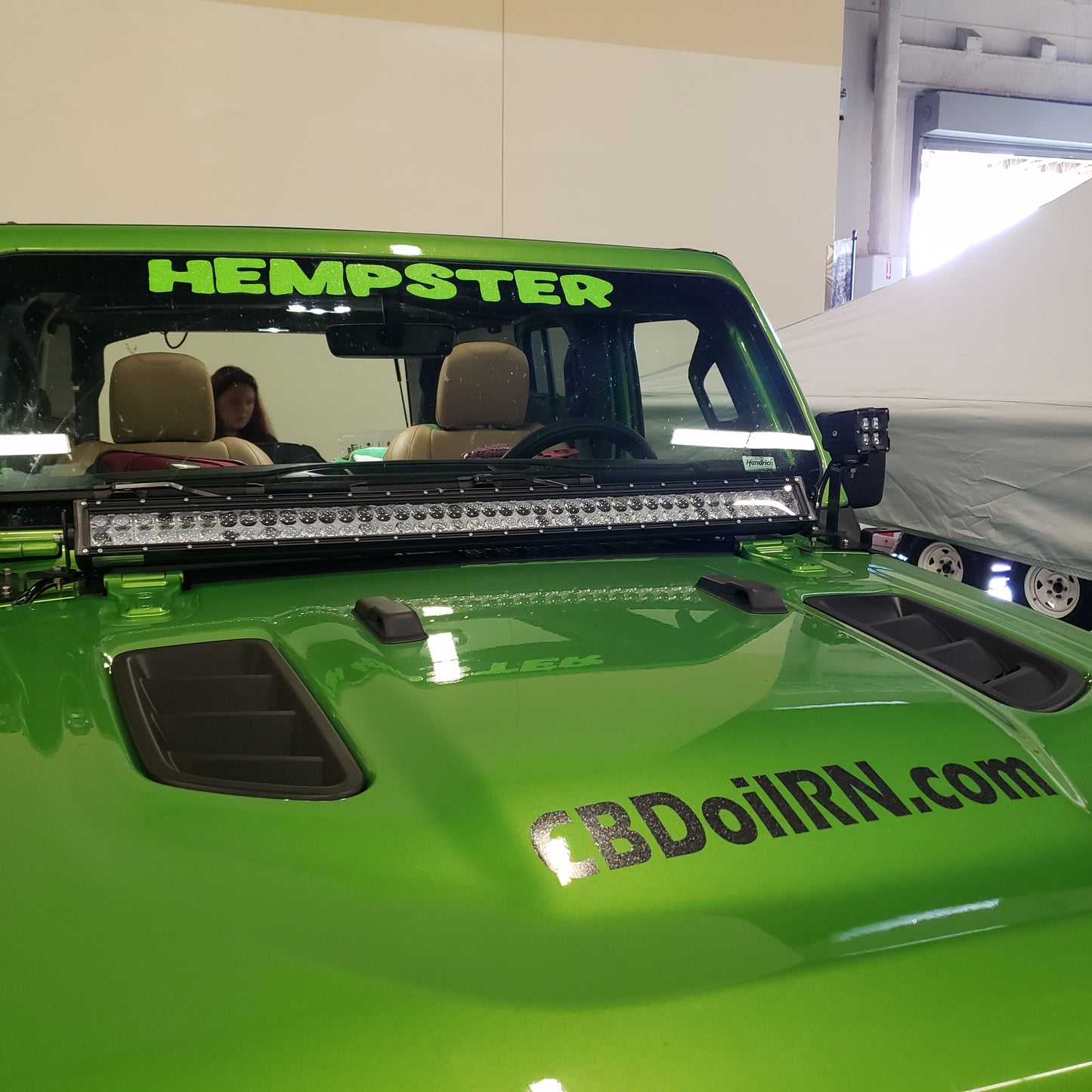 SINGLE Color Windshield Banner Decal