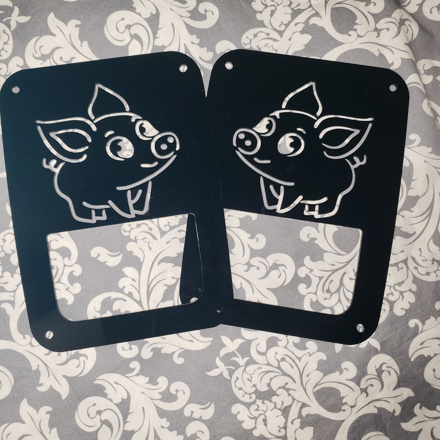 Custom Design Tail Light Covers, Set