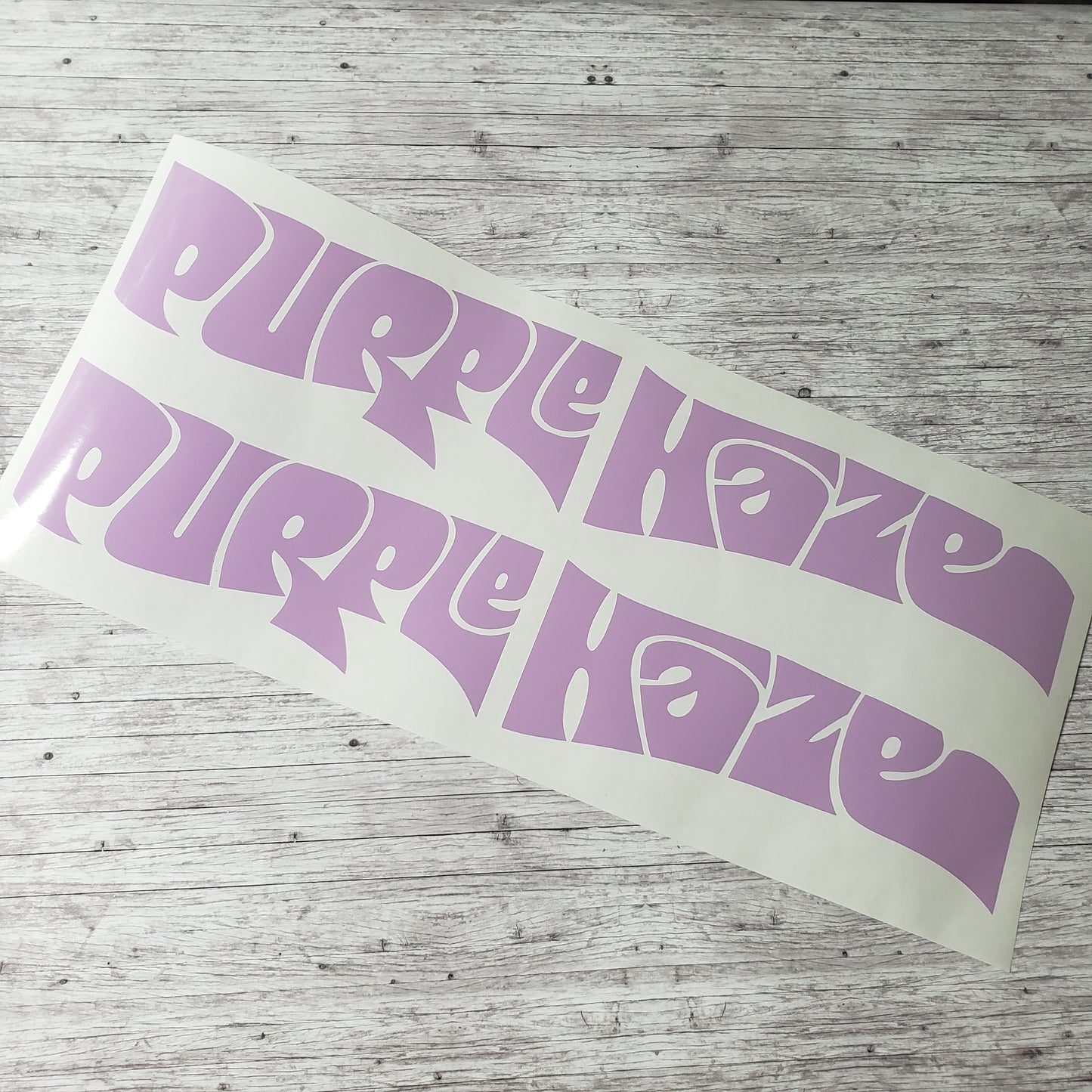 SINGLE Color Hood Name Decals, SET of 2