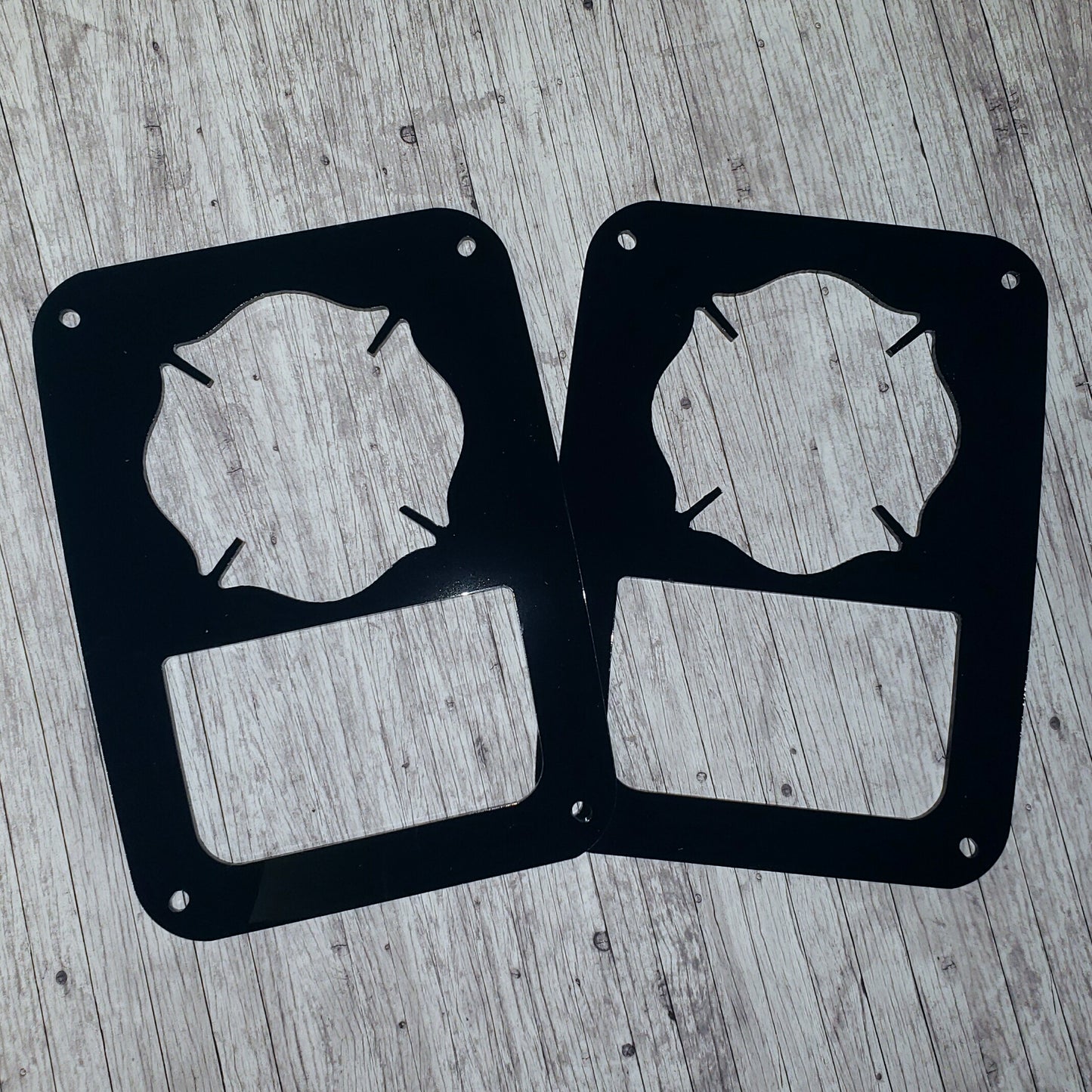 Military/First Responder Themed Tail Light Covers, Set