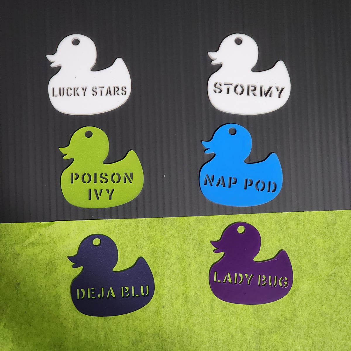 Personalized Duck Keyring