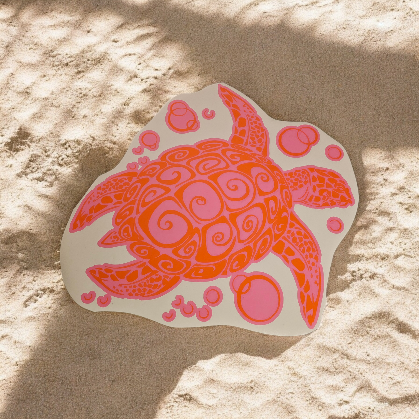 2-Color Sea Turtle Decal, Free US Shipping!