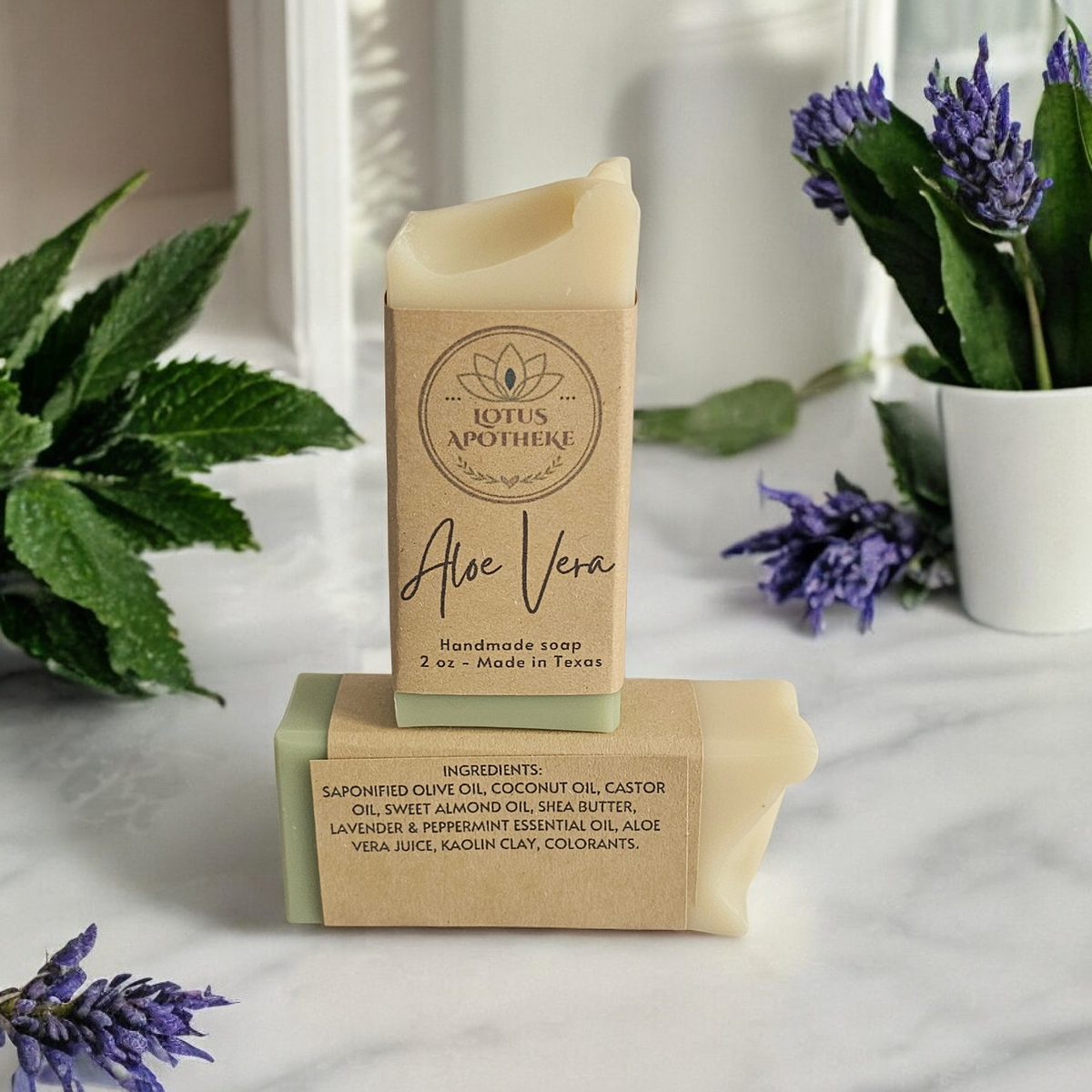 Handmade Natural Soap Bar, Different Scents and Sizes To Choose