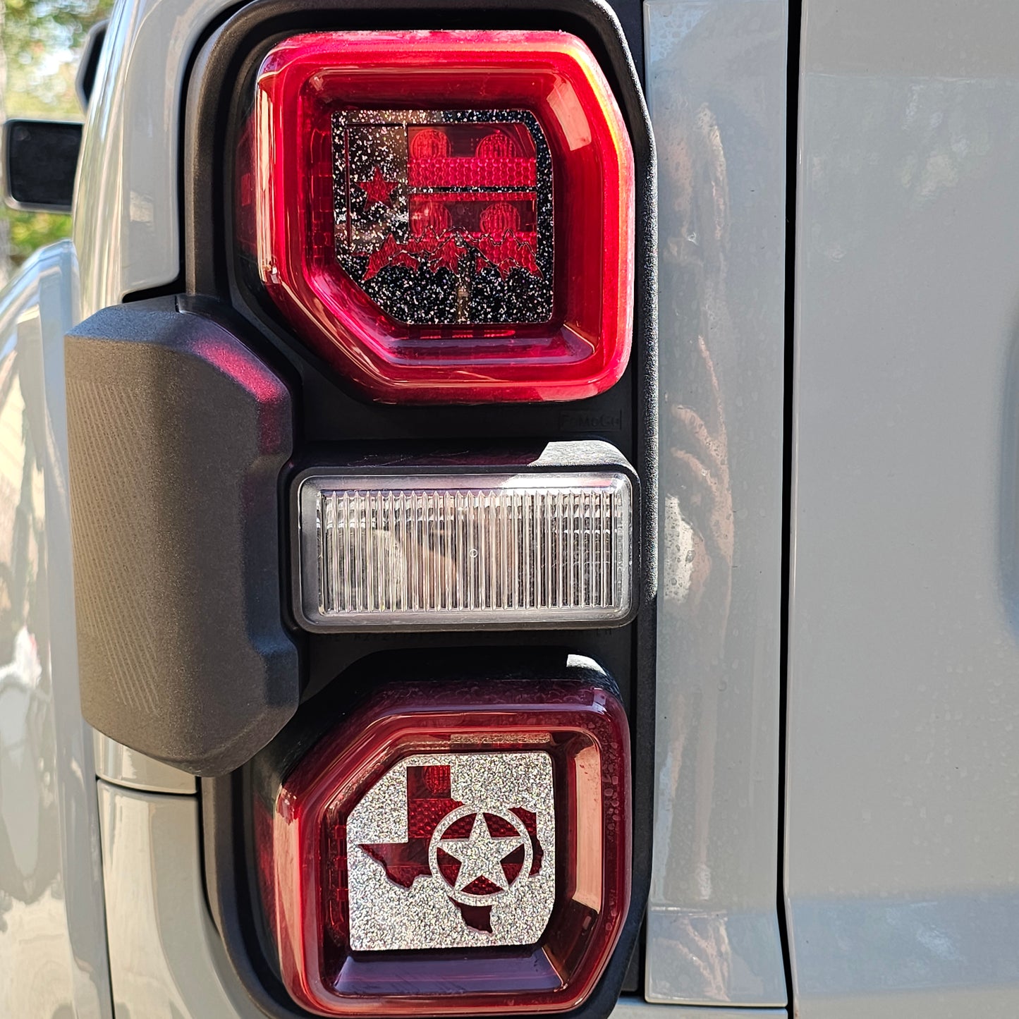 Custom Bronco Raptor Tail Light Covers | Set of 2 or 4 | Laser Cut Acrylic Inserts