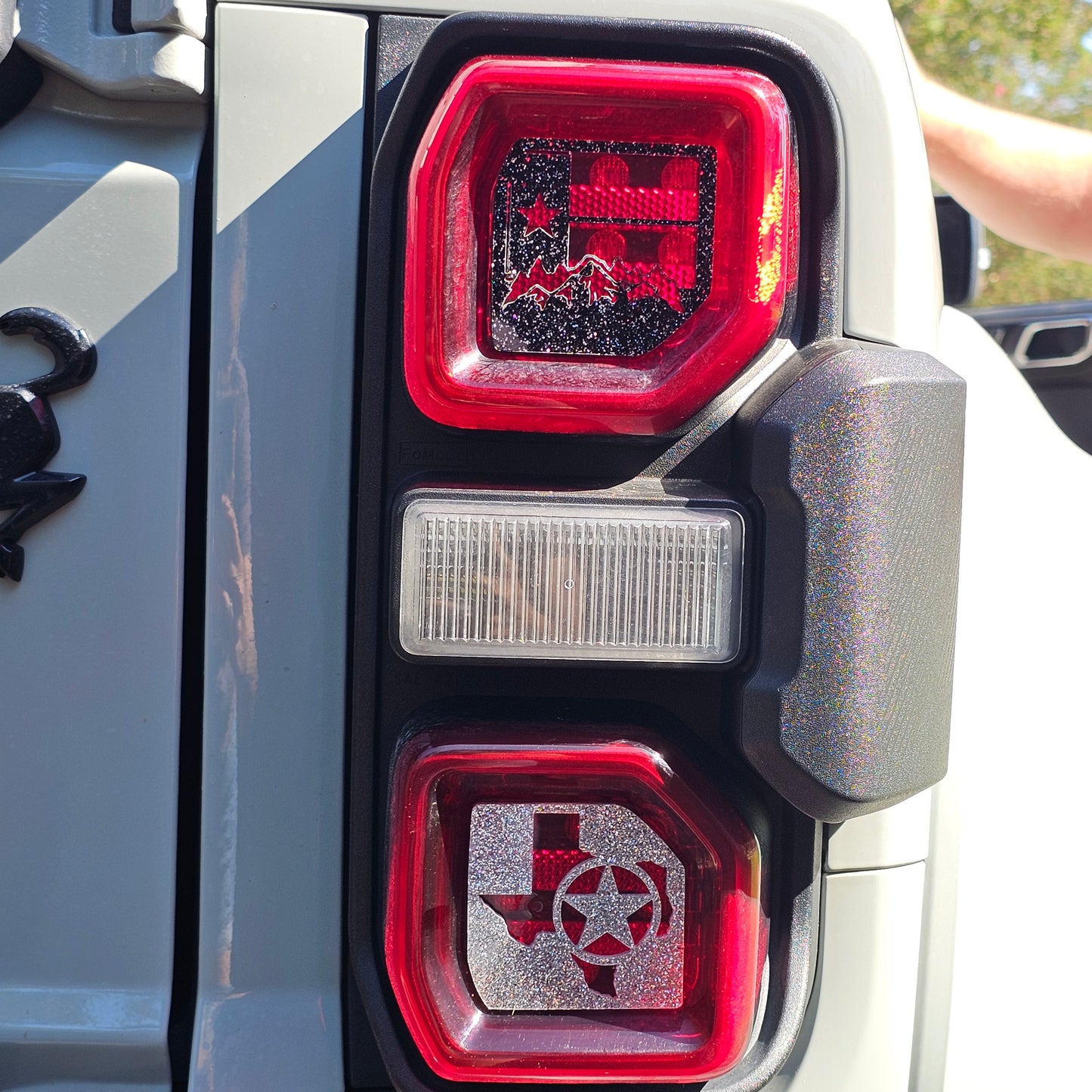 Custom Bronco Raptor Tail Light Covers | Set of 2 or 4 | Laser Cut Acrylic Inserts