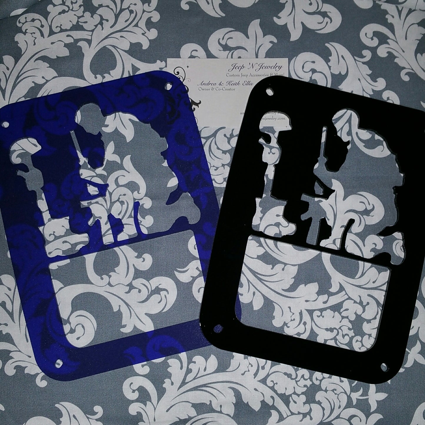 Military/First Responder Themed Tail Light Covers, Set