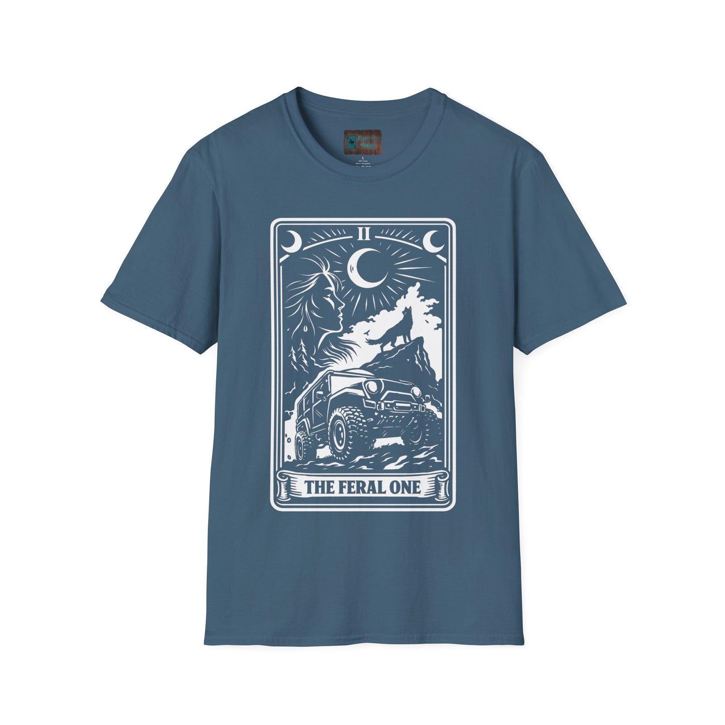 The Feral One Tarot Shirt | Offroad Tarot Series Vol. II | Women 4x4 Graphic Tee