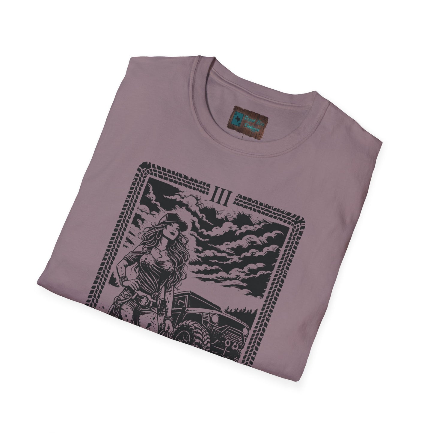 The Mud Empress Tarot Shirt | Offroad Tarot Series Vol. III | Women 4x4 Offroad Tee | Mud Girl Trail Rider Gift