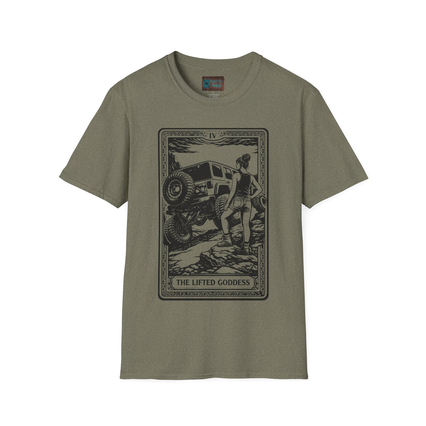 The Lifted Goddess Tarot Shirt | Offroad Tarot Series Vol. IV | Women 4x4 Jeep Offroad Tee | Trail Builder Gift