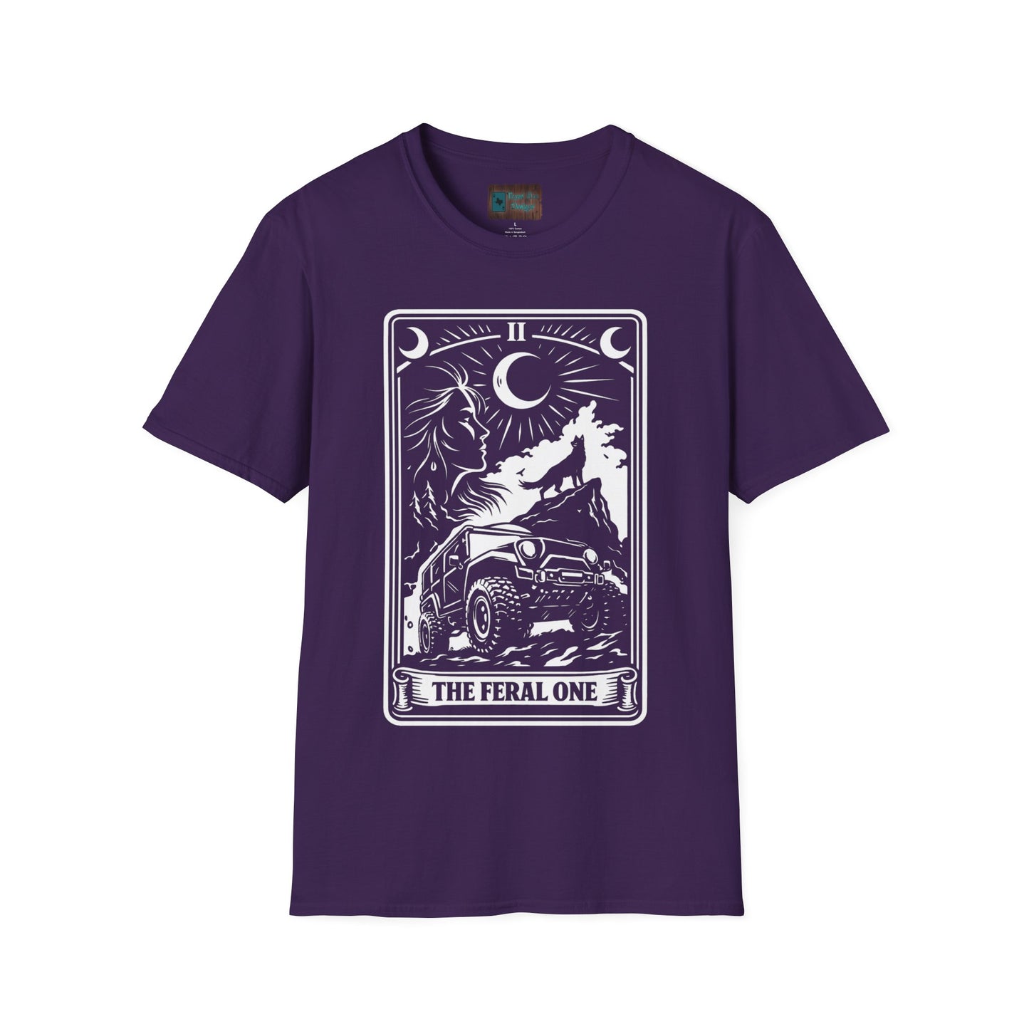 The Feral One Tarot Shirt | Offroad Tarot Series Vol. II | Women 4x4 Graphic Tee