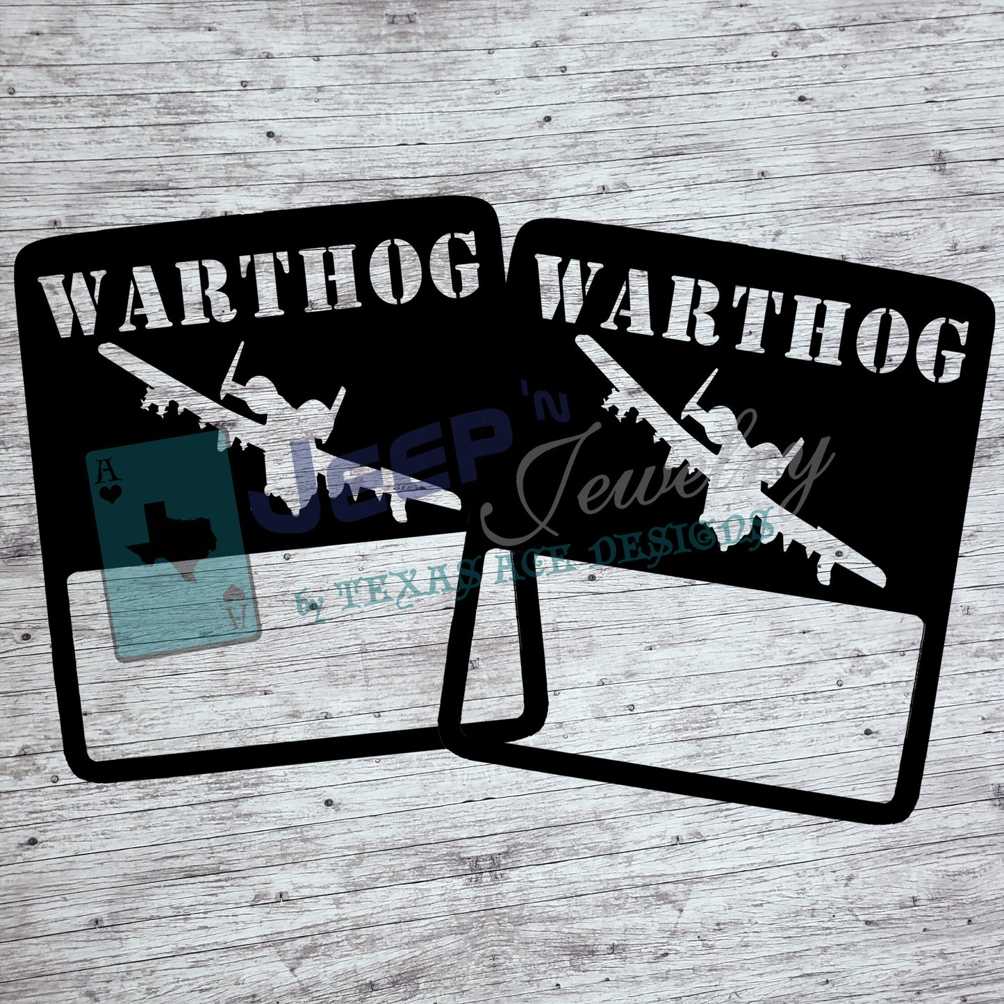 Military/First Responder Themed Tail Light Covers, Set