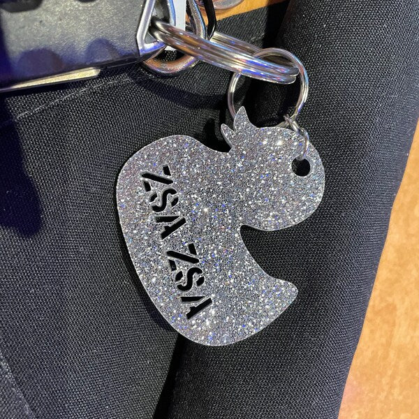Personalized Duck Keyring