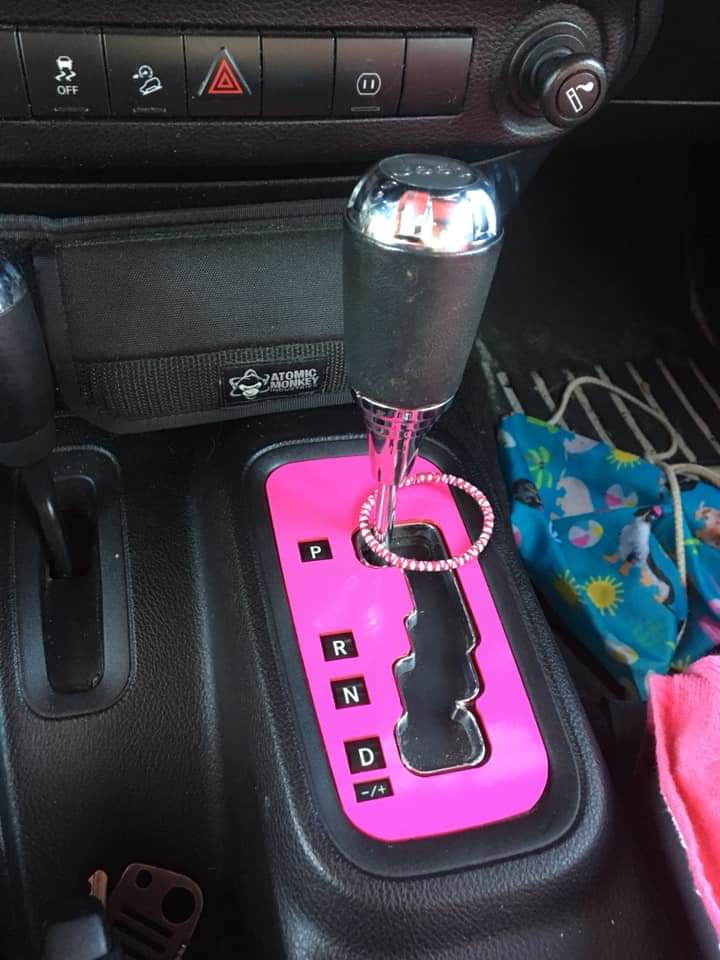 Shifter Plate Cover, fits Wrangler 2012-2018 JK/JKU Model