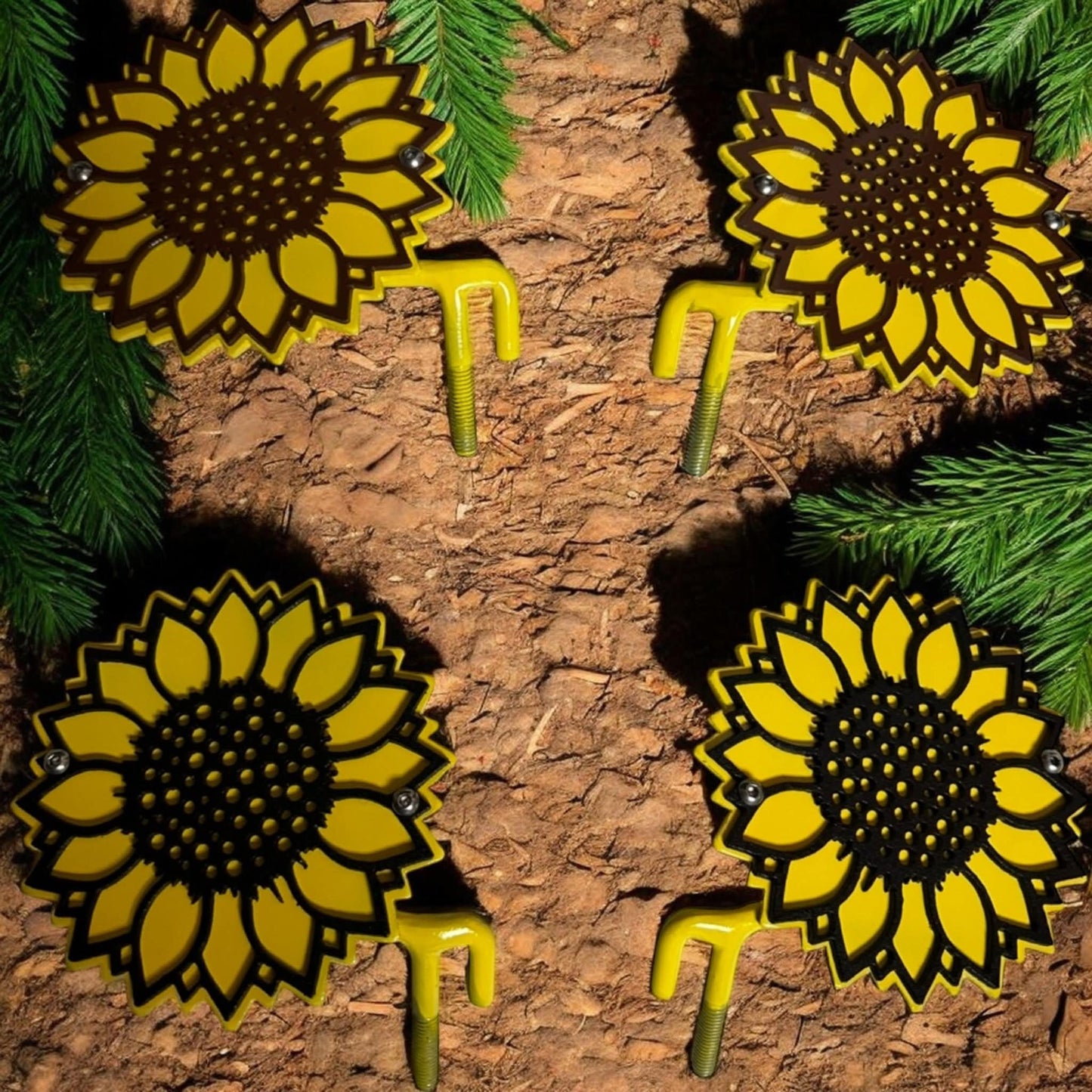 Sunflower Layered, Set of 2 Foot Pegs