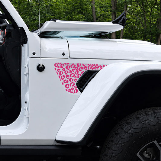 Single Color JL Fender Vent Decal, Set of 2