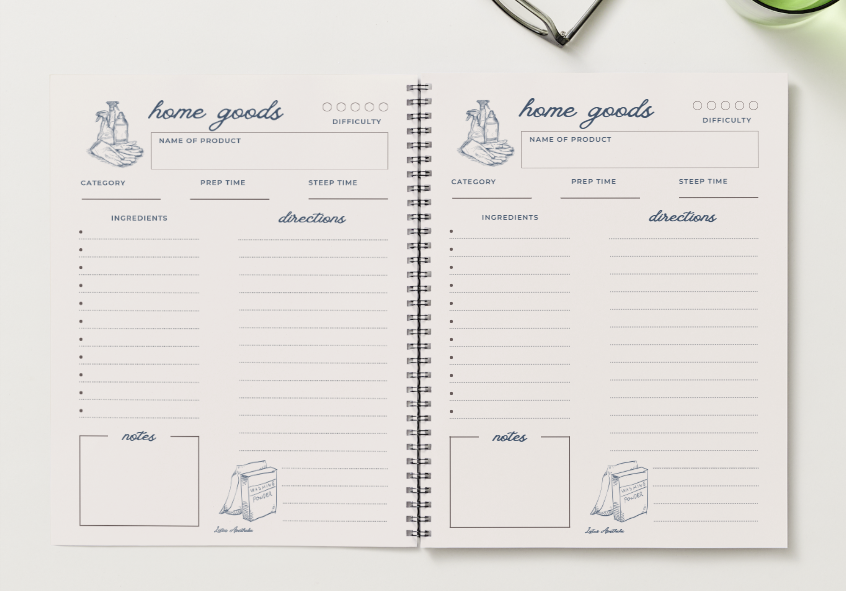 Lotus Apotheke Recipe Journal- Heritage Ink Edition (Hardcover)