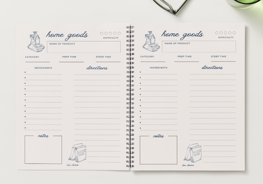 Lotus Apotheke Recipe Journal- Heritage Ink Edition (Hardcover)