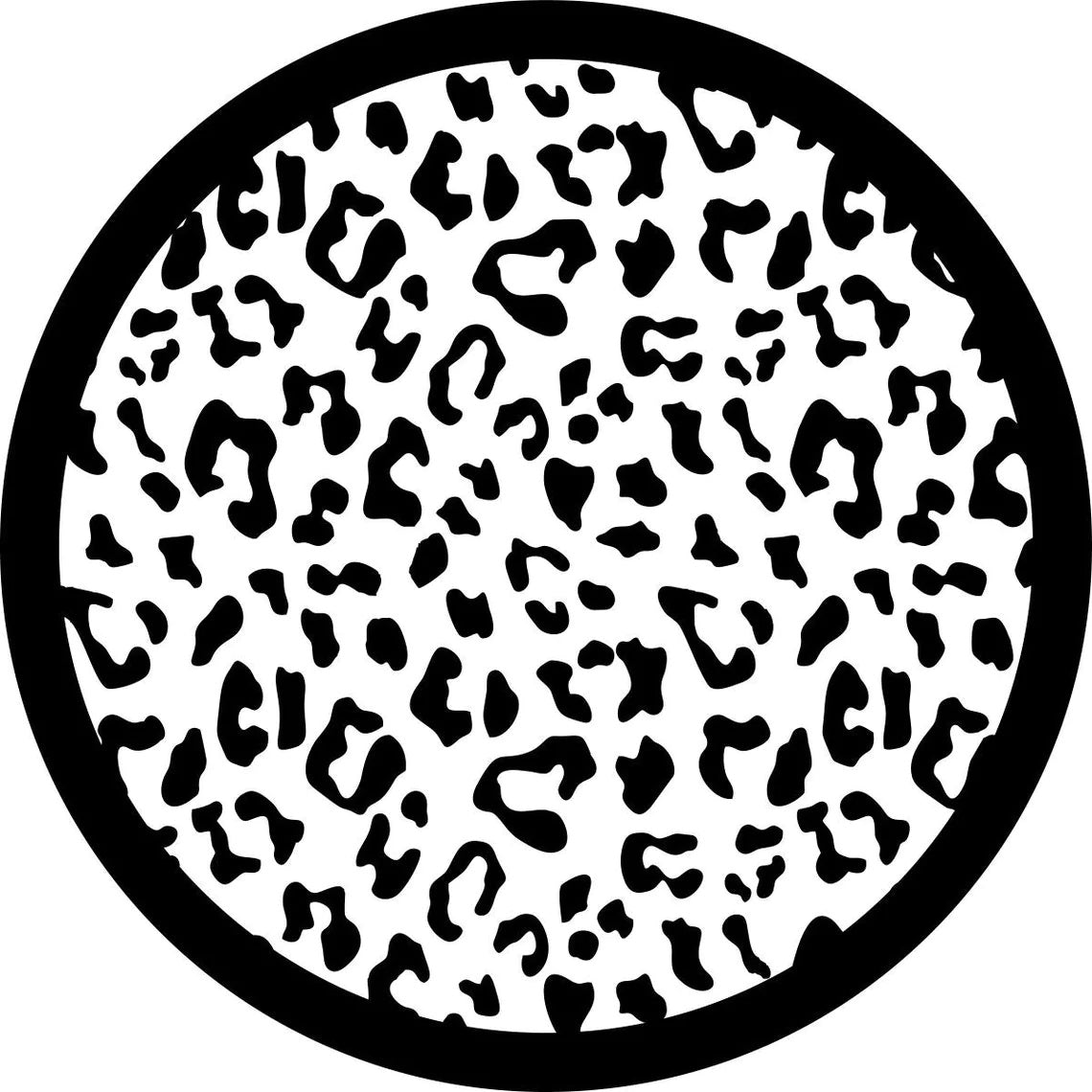 Cheetah / Leopard Print Spare Tire Cover