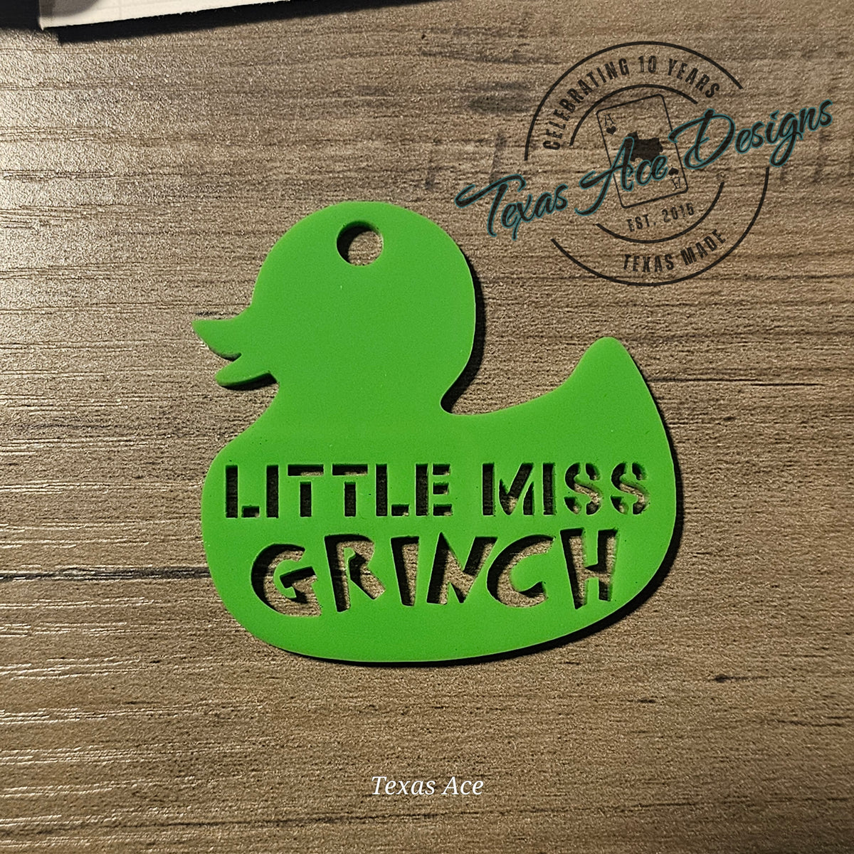 Personalized Duck Keyring