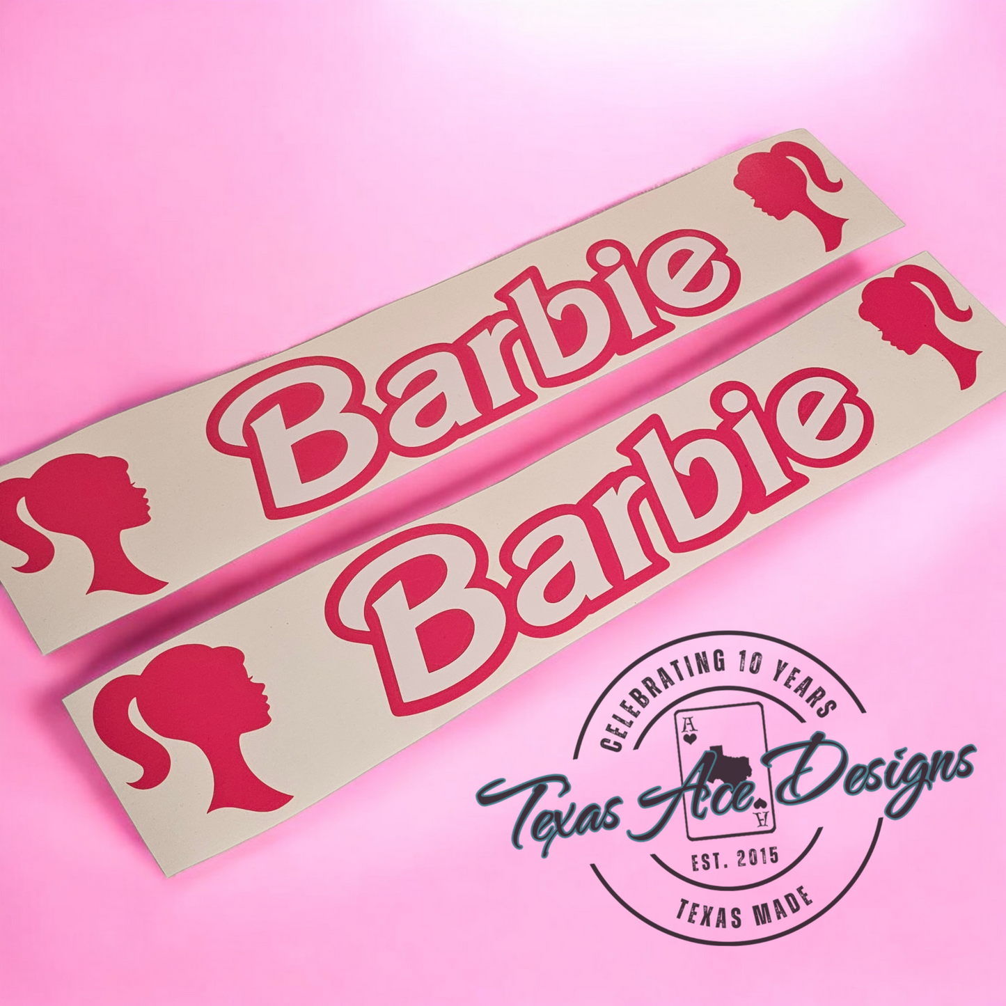 2-Color Hood Name Decals, SET of 2