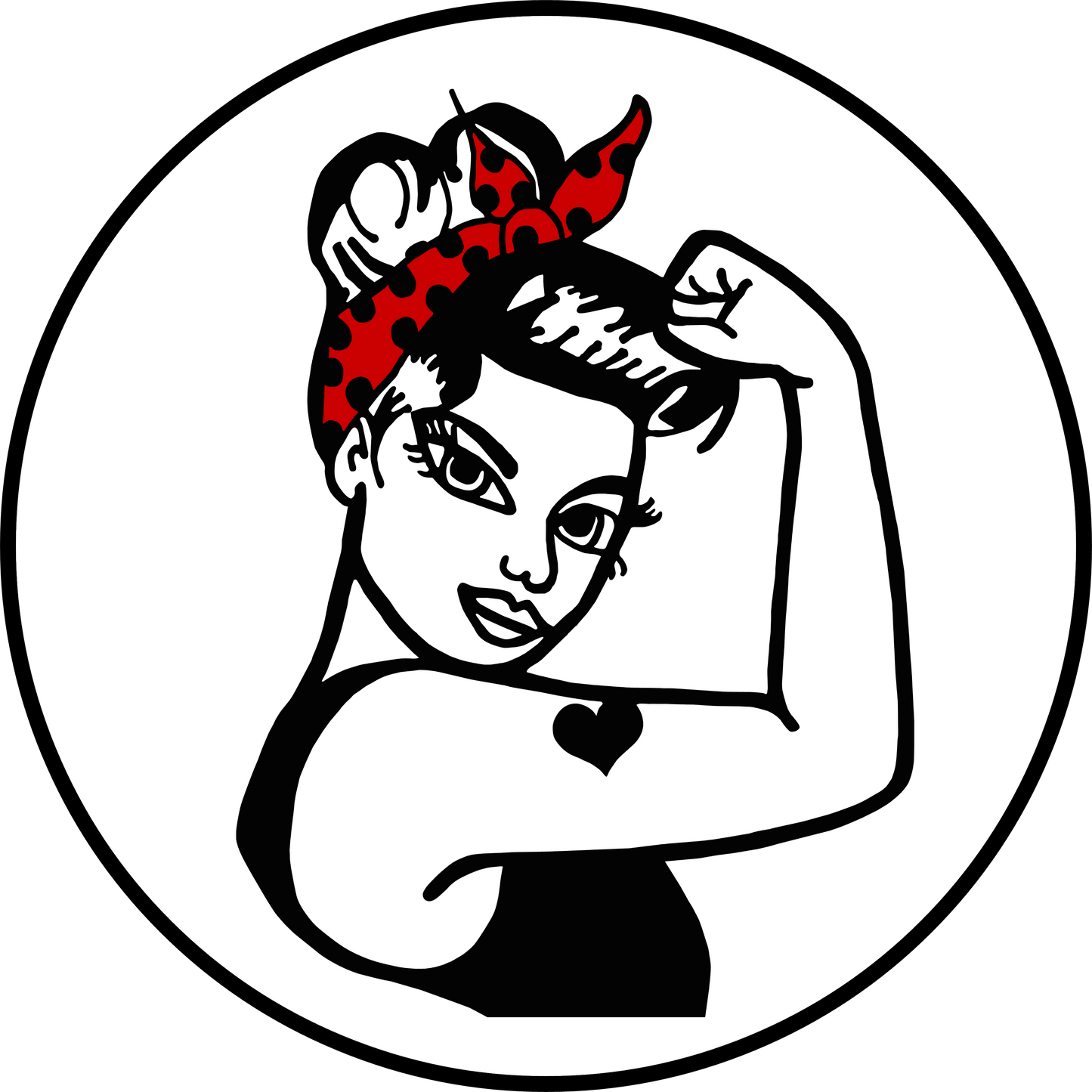 Rosie the Riveter Spare Tire Cover, Exclusive