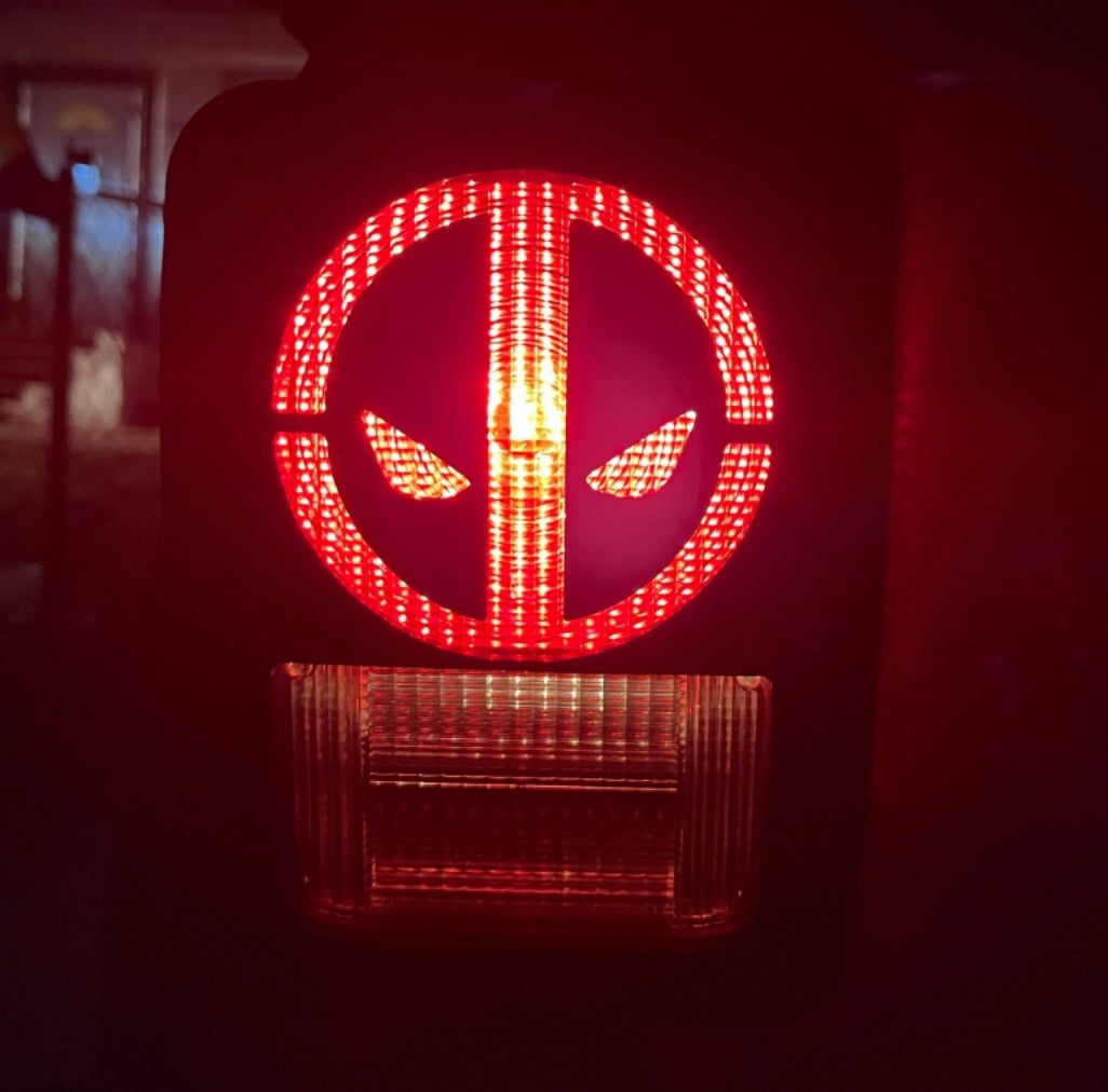 Custom Character Inspired Tail Light Covers | Set of 2