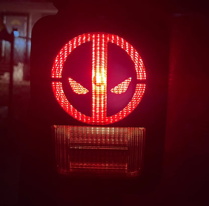 Custom Character Inspired Tail Light Covers | Set of 2