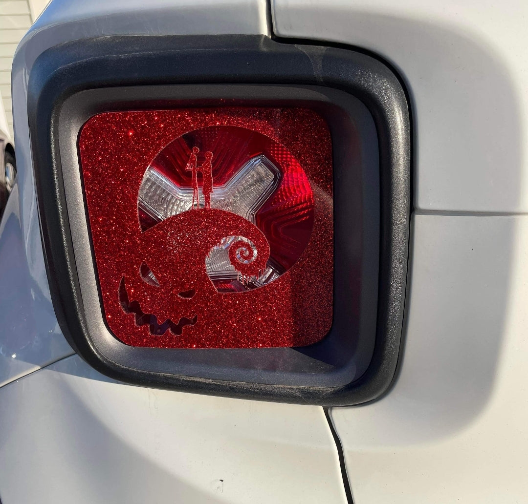 Christmas Nightmare Customizable Tail Light Covers, Set